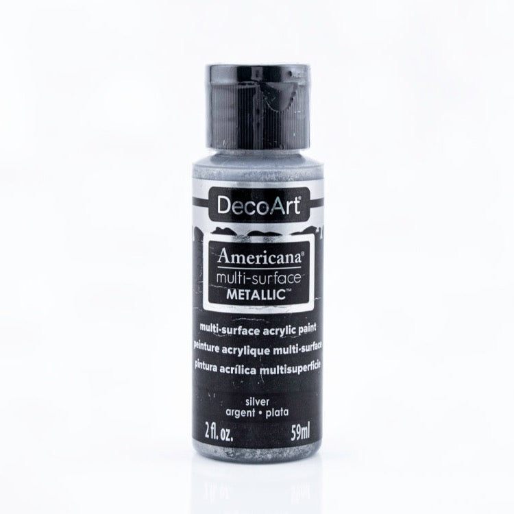 DecoArt Americana, Multi-Surface Metallic Acrylic Paint, 2 fl oz