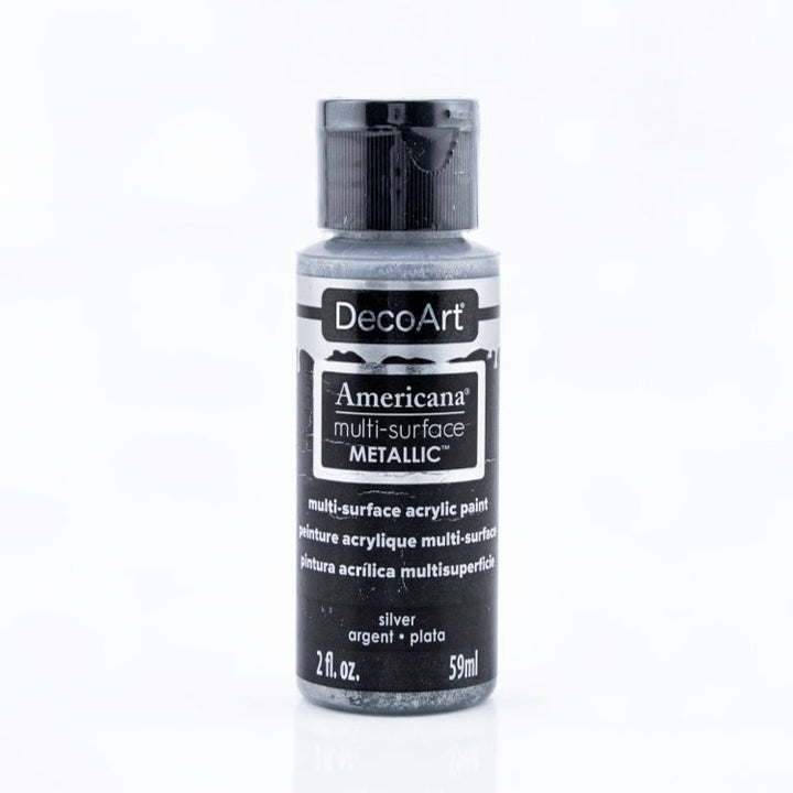 DecoArt Americana, Multi-Surface Metallic Acrylic Paint, 2 fl oz