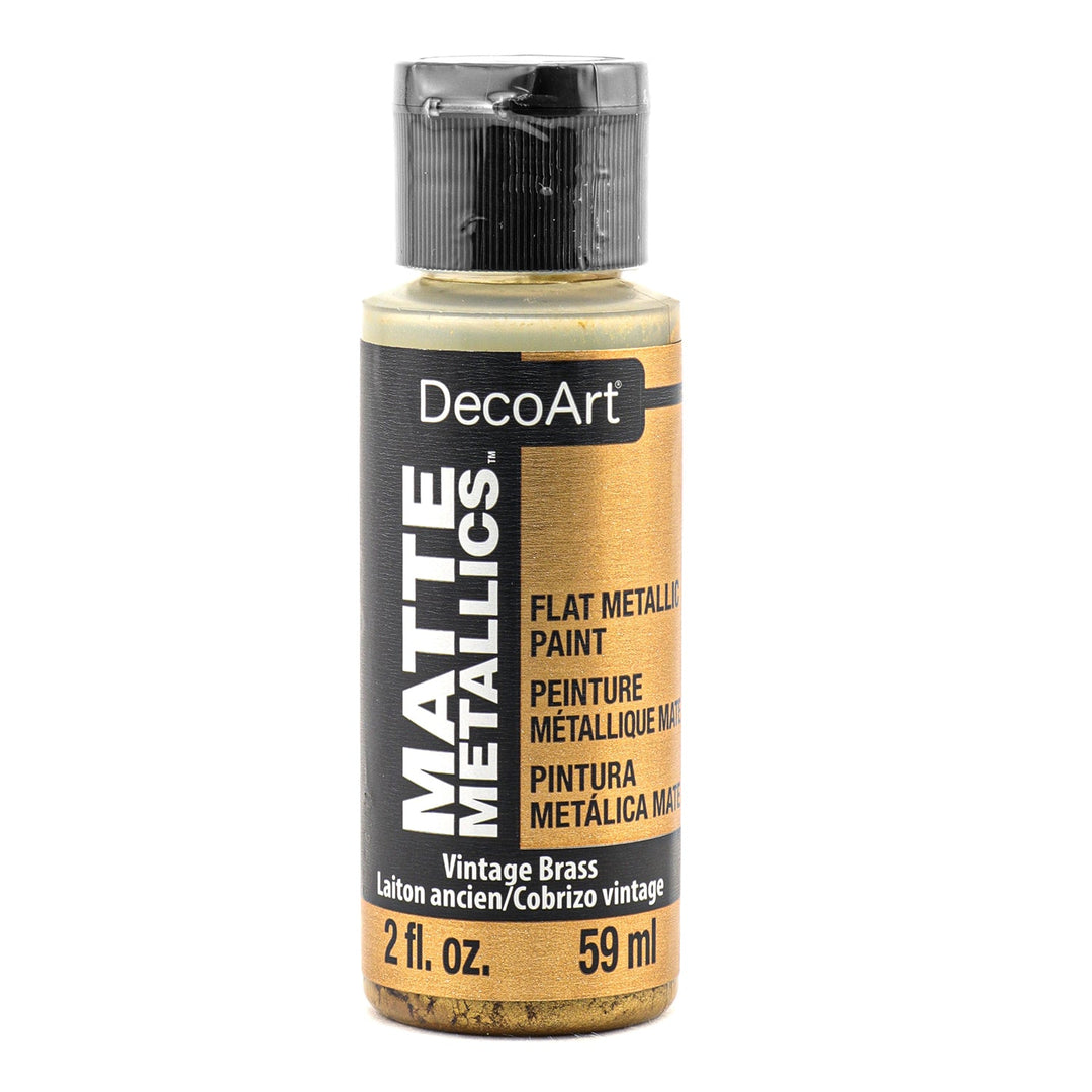 DecoArt,  Matte Metallics Paint,  2 fl. oz (59 ml.)