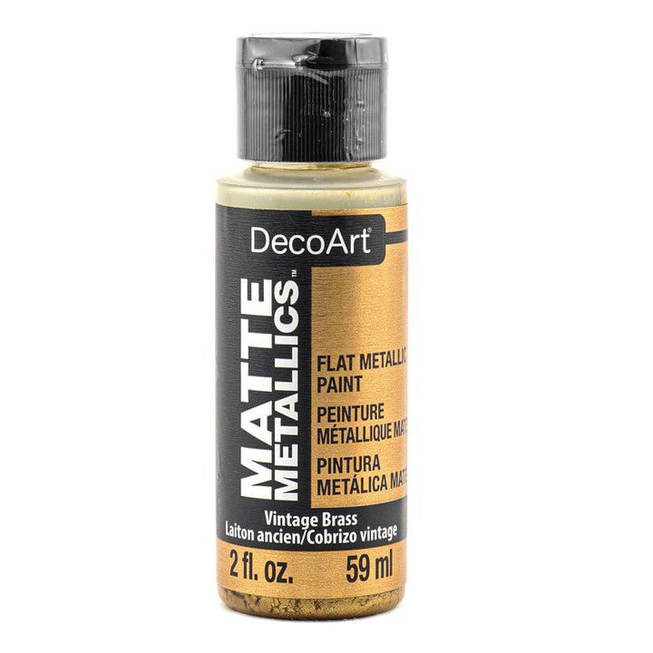 DecoArt,  Matte Metallics Paint,  2 fl. oz (59 ml.)