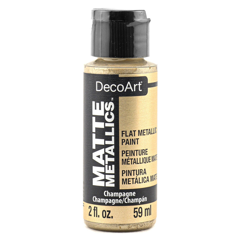 DecoArt,  Matte Metallics Paint,  2 fl. oz (59 ml.), 3-Pack