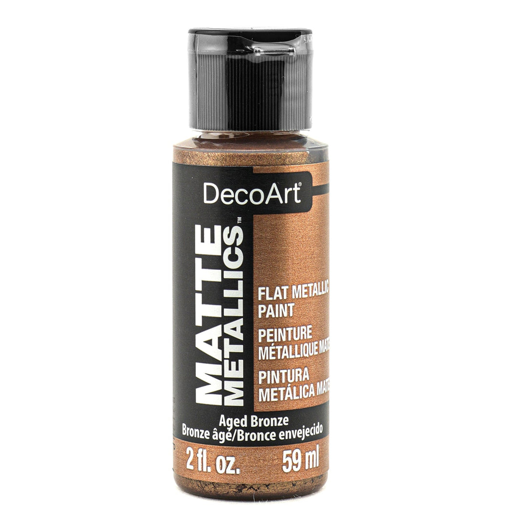 DecoArt,  Matte Metallics Paint,  2 fl. oz (59 ml.)