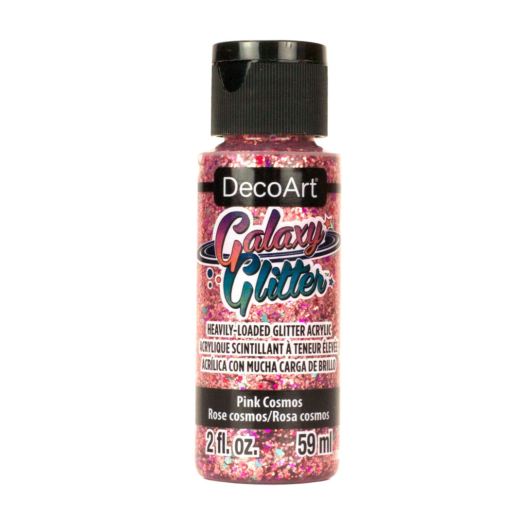 DecoArt Galaxy,  Glitter Acrylic Paint,  2 fl. oz.  (59 ml.), 3-Pack
