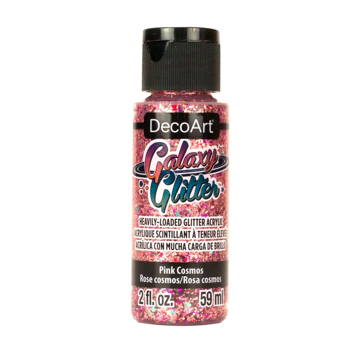 DecoArt Galaxy,  Glitter Acrylic Paint,  2 fl. oz.  (59 ml.), 3-Pack