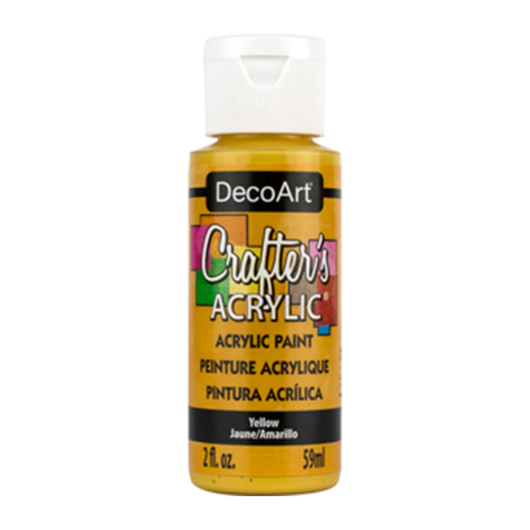DecoArt Crafters Acrylic Paint,  2 Fl. Oz., 6-Pack
