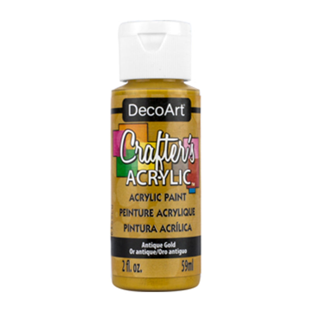 DecoArt Crafters Acrylic Paint,  2 Fl. Oz., 6-Pack