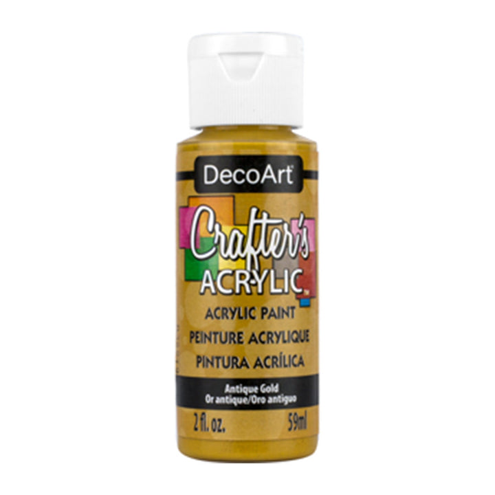 DecoArt Crafters Acrylic Paint,  2 Fl. Oz., 6-Pack