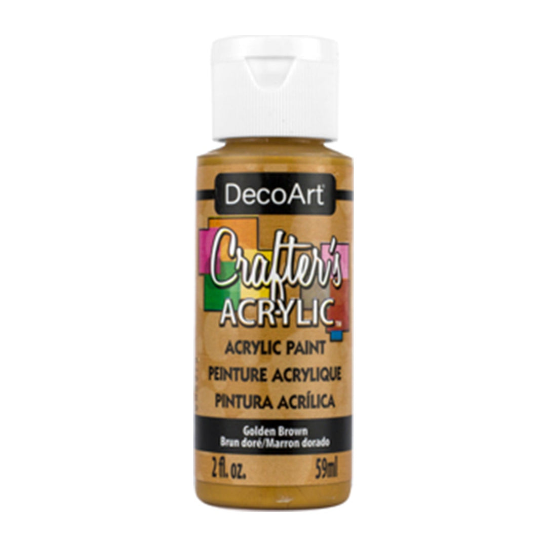 DecoArt Crafters Acrylic Paint,  2 Fl. Oz., 6-Pack