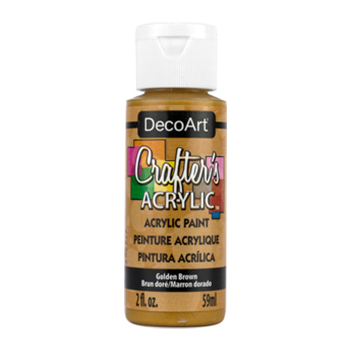 DecoArt Crafters Acrylic Paint,  2 Fl. Oz., 6-Pack