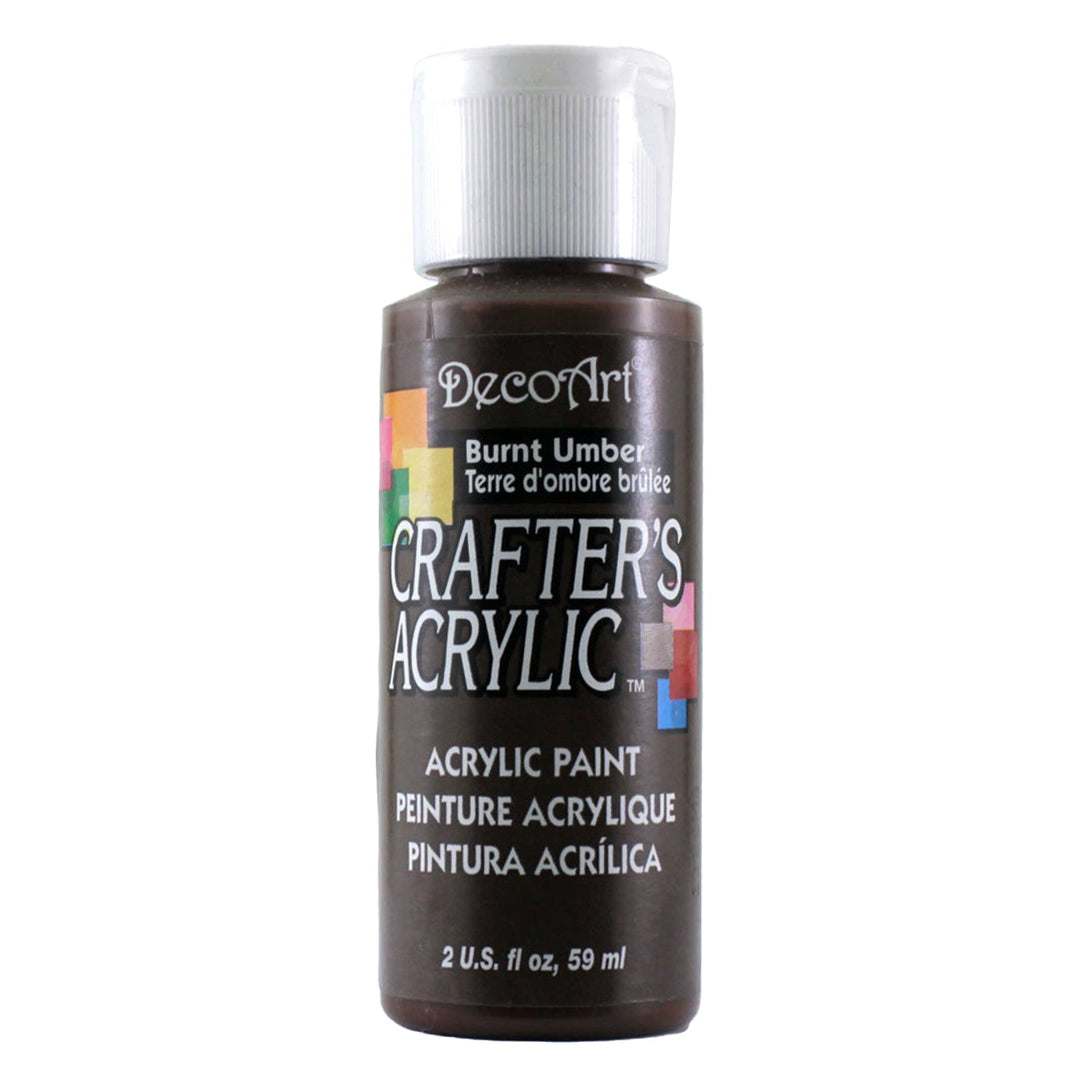 DecoArt Crafters Acrylic Paint,  2 Fl. Oz., 6-Pack