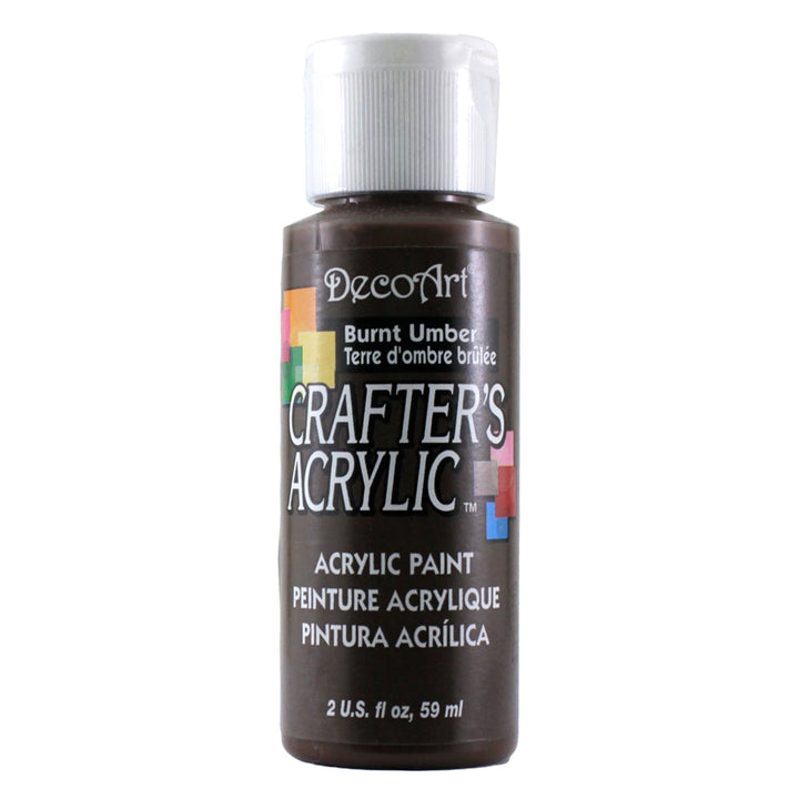 DecoArt Crafters Acrylic Paint,  2 Fl. Oz., 6-Pack