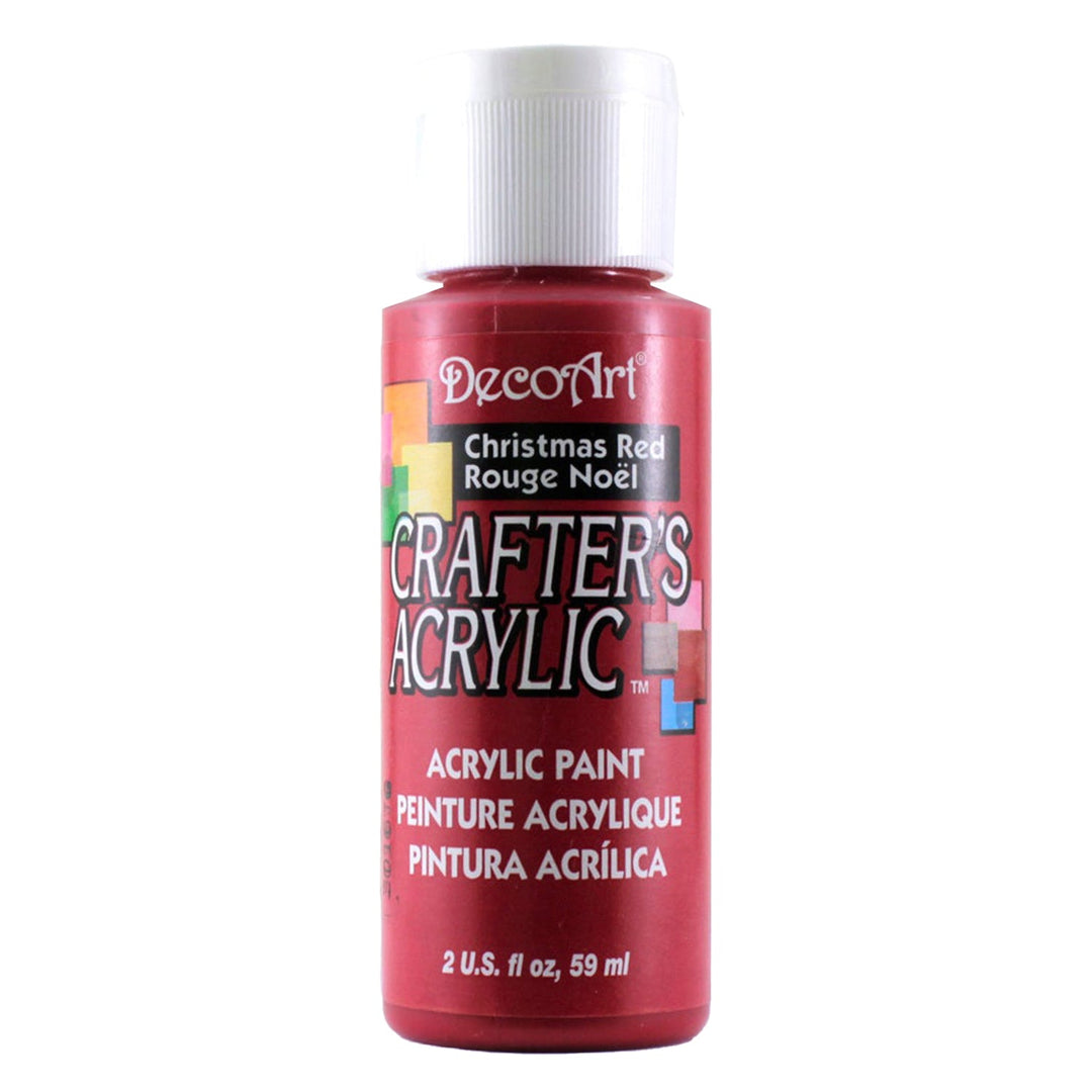 DecoArt Crafters Acrylic Paint,  2 Fl. Oz., 6-Pack