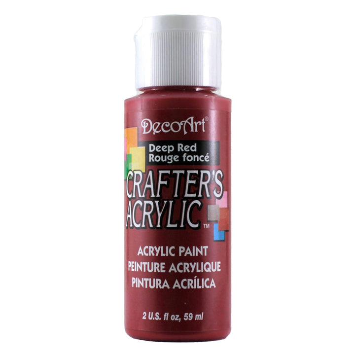 DecoArt Crafters Acrylic Paint,  2 Fl. Oz., 6-Pack