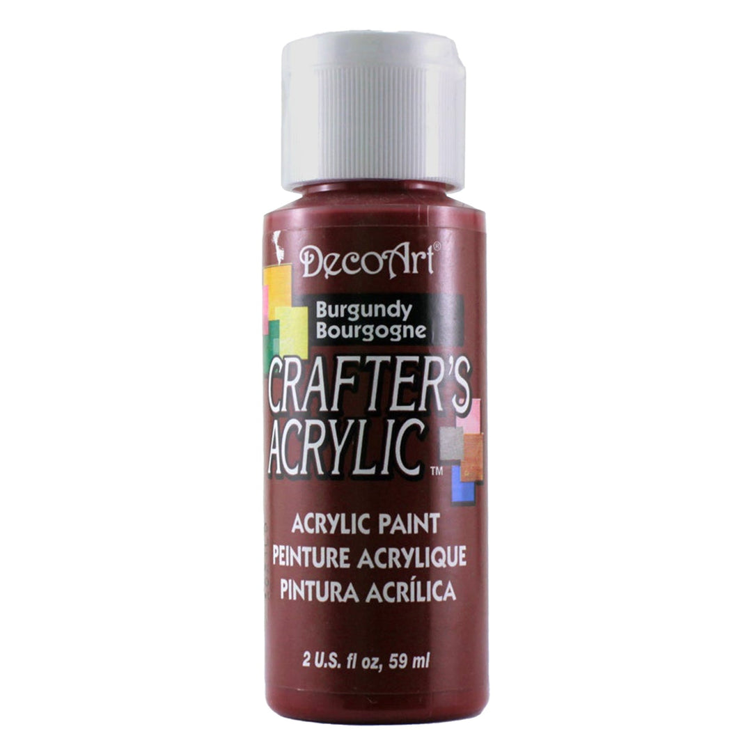 DecoArt Crafters Acrylic Paint,  2 Fl. Oz., 6-Pack