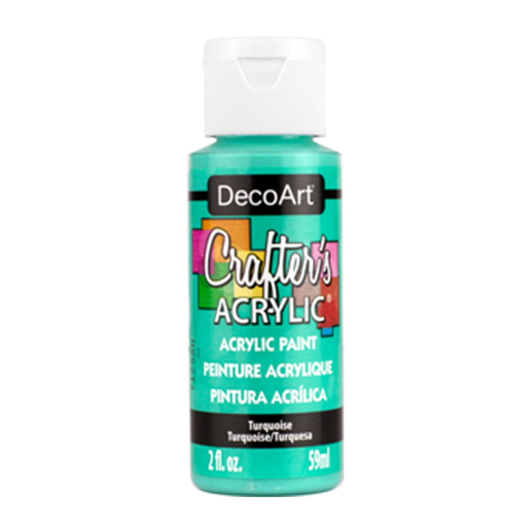 DecoArt Crafters Acrylic Paint,  2 Fl. Oz., 6-Pack