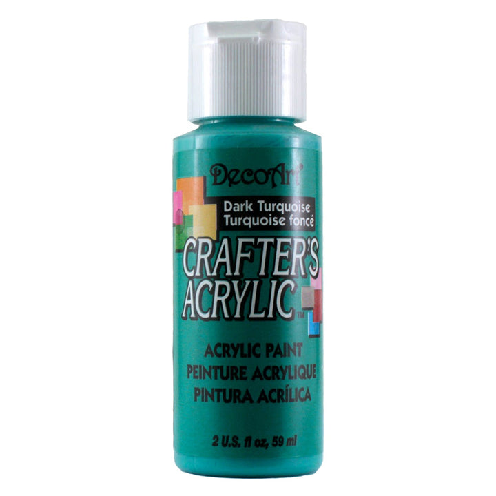 DecoArt Crafters Acrylic Paint,  2 Fl. Oz., 6-Pack