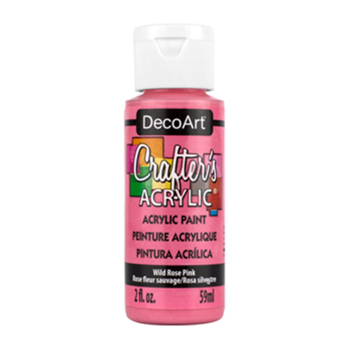 DecoArt Crafters Acrylic Paint,  2 Fl. Oz., 6-Pack