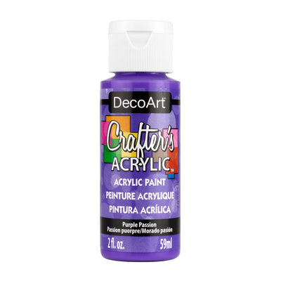 DecoArt Crafters Acrylic Paint,  2 Fl. Oz., 6-Pack