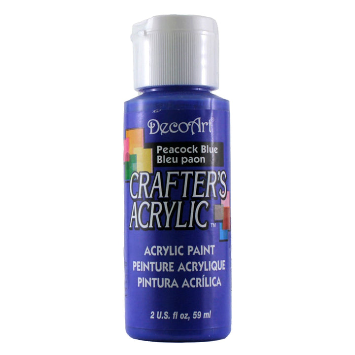 DecoArt Crafters Acrylic Paint,  2 Fl. Oz., 6-Pack