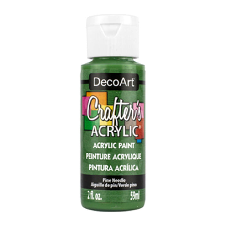 DecoArt Crafters Acrylic Paint,  2 Fl. Oz., 6-Pack