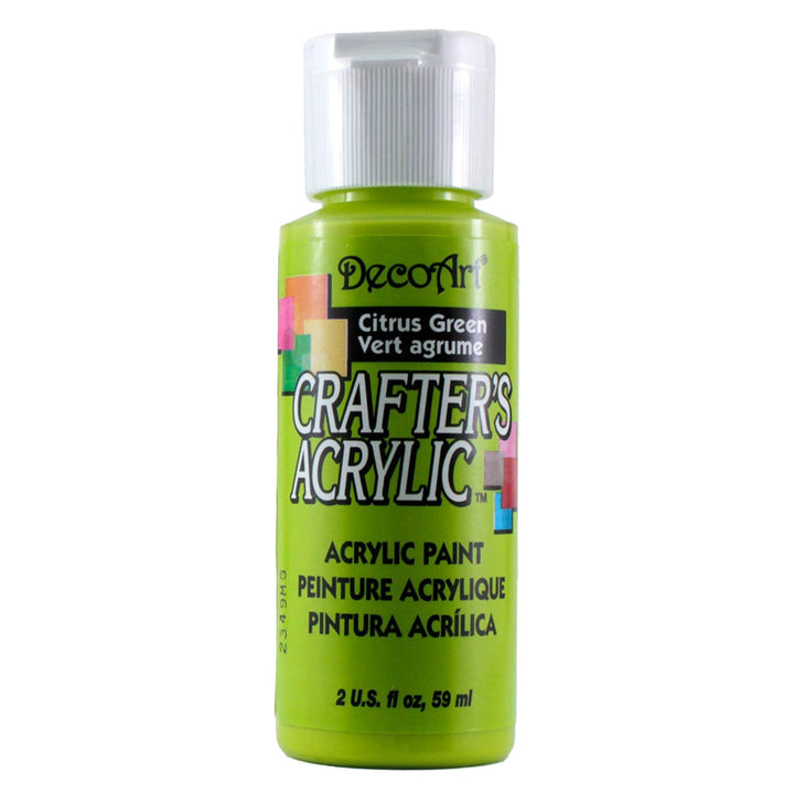 DecoArt Crafters Acrylic Paint,  2 Fl. Oz., 6-Pack