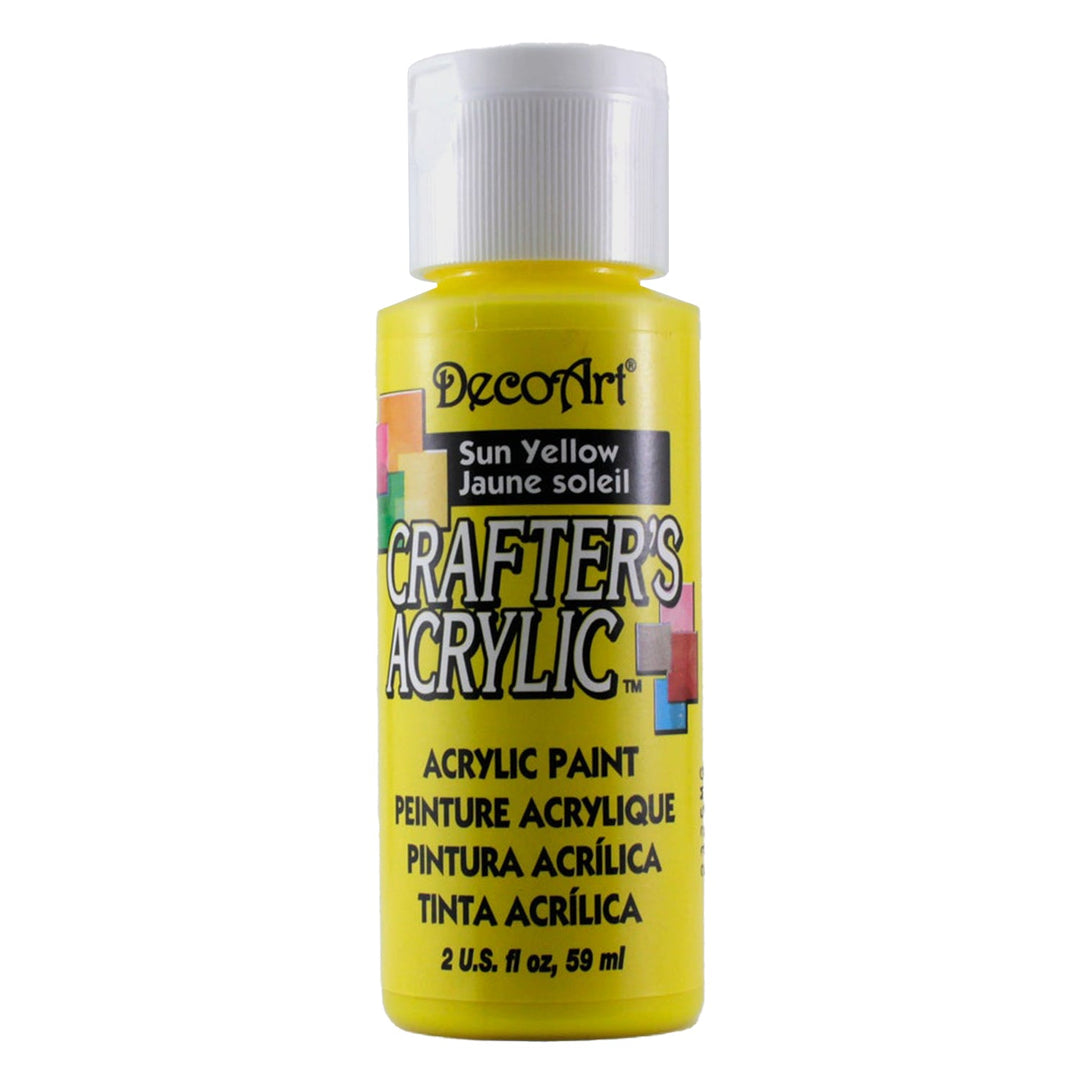 DecoArt Crafters Acrylic Paint,  2 Fl. Oz., 6-Pack