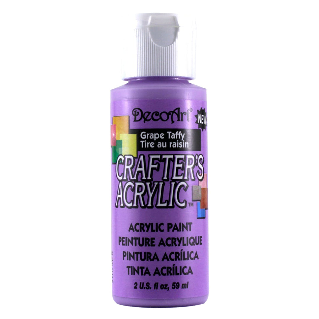 DecoArt Crafters Acrylic Paint,  2 Fl. Oz., 6-Pack
