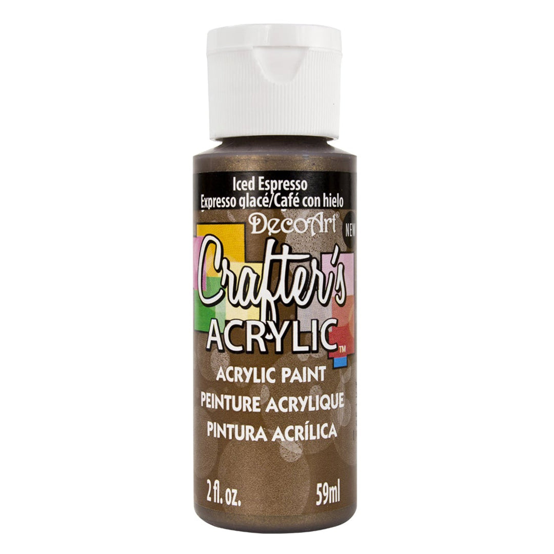 DecoArt Crafters Acrylic Paint,  2 Fl. Oz., 6-Pack