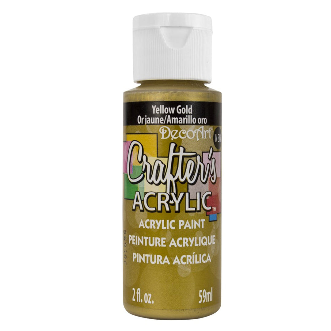 DecoArt Crafters Acrylic Paint,  2 Fl. Oz., 6-Pack