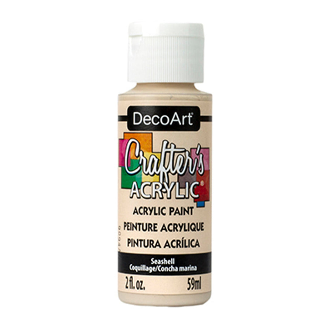 DecoArt Crafters Acrylic Paint,  2 Fl. Oz., 6-Pack