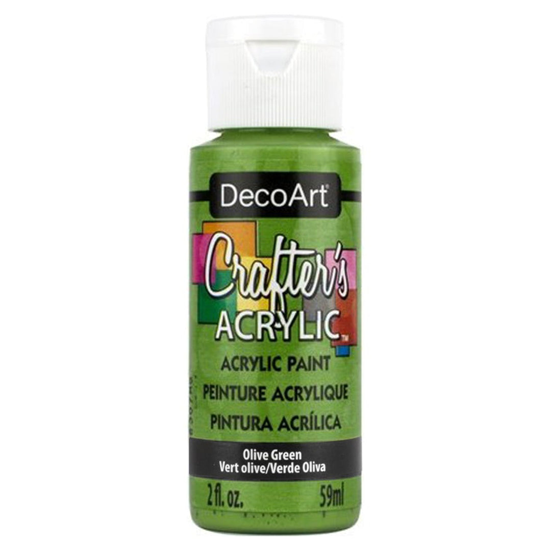 DecoArt Crafters Acrylic Paint,  2 Fl. Oz., 6-Pack