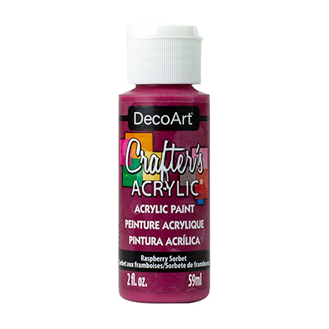 DecoArt Crafters Acrylic Paint,  2 Fl. Oz., 6-Pack