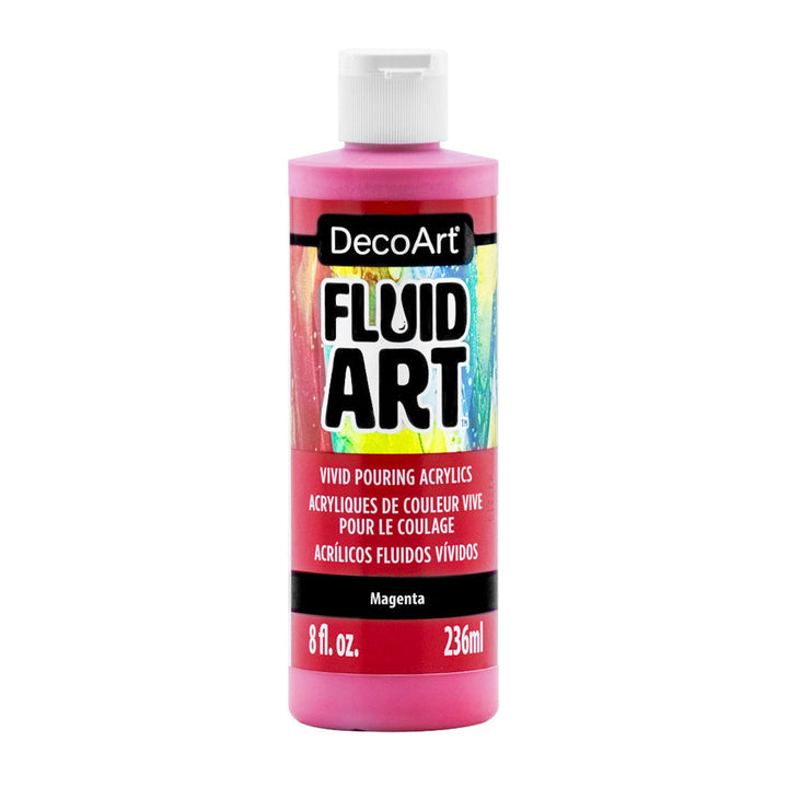 DecoArt, Fluid Art Paint, 8 fl. oz. (236 ml.), 6-Pack