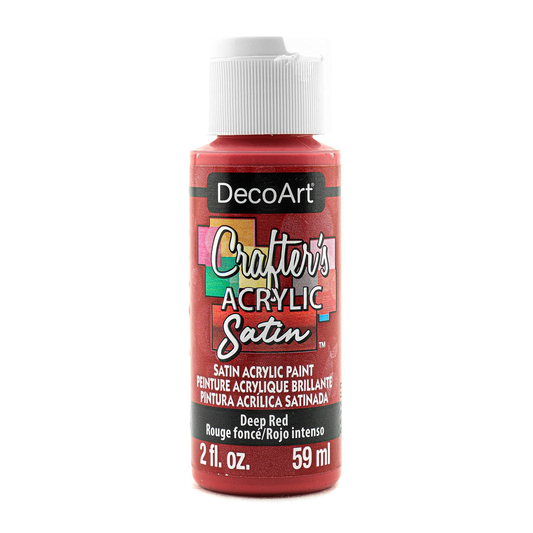 DecoArt, Crafter's Acrylics Satin Paint, 2 fl. oz. (59 ml.)
