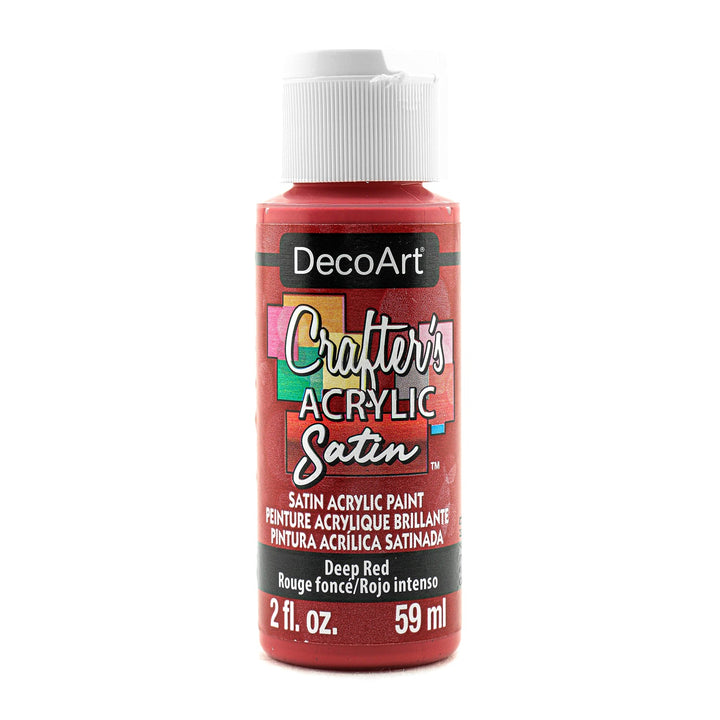 DecoArt, Crafter's Acrylics Satin Paint, 2 fl. oz. (59 ml.)