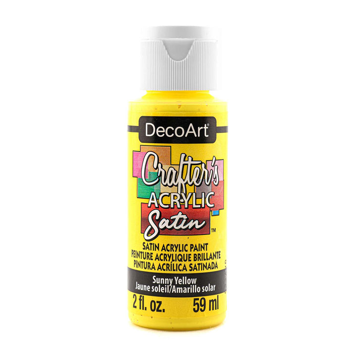 DecoArt, Crafter's Acrylics Satin Paint, 2 fl. oz. (59 ml.)