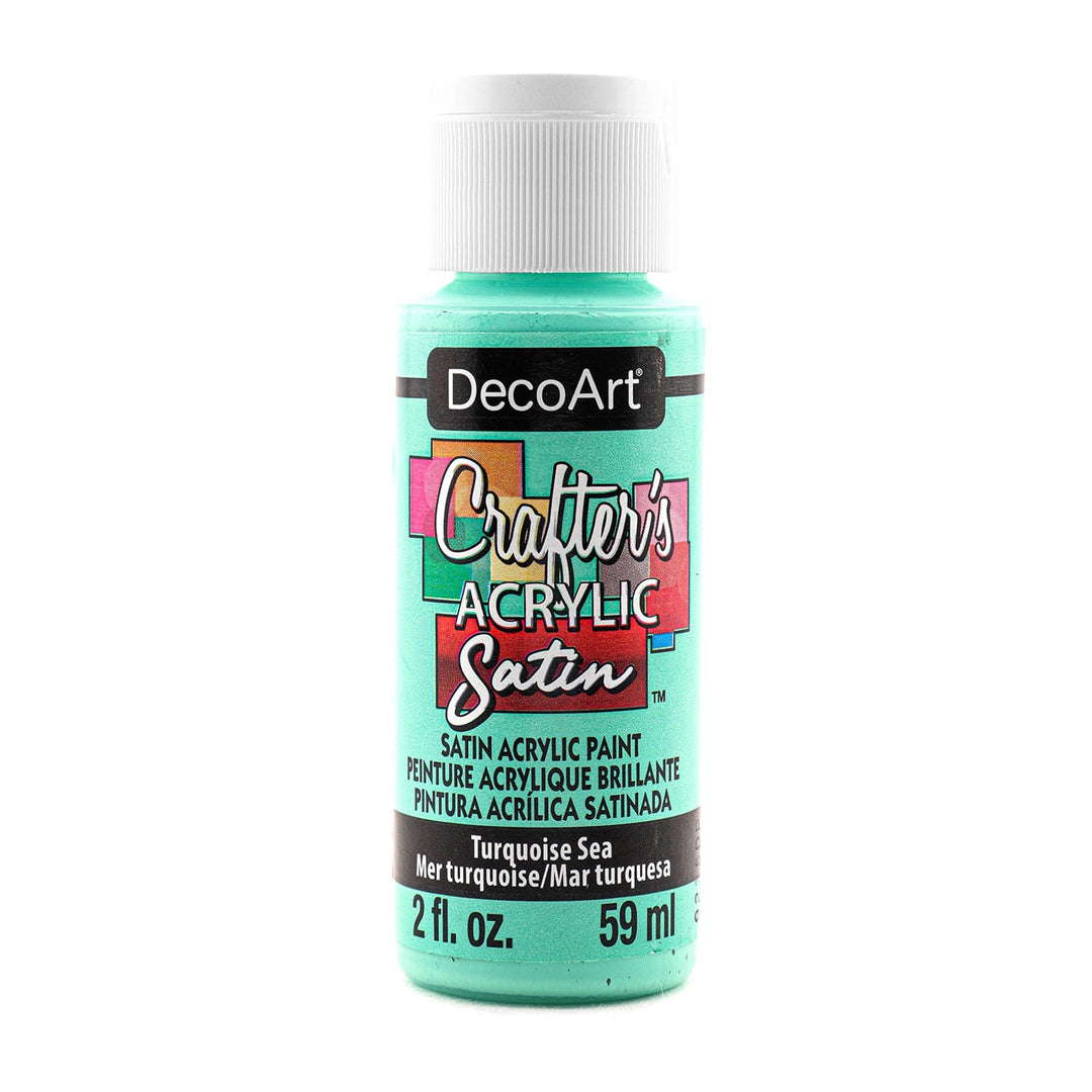 DecoArt, Crafter's Acrylics Satin Paint, 2 fl. oz. (59 ml.)