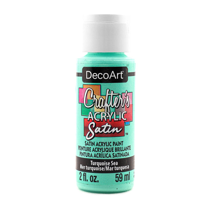 DecoArt, Crafter's Acrylics Satin Paint, 2 fl. oz. (59 ml.)