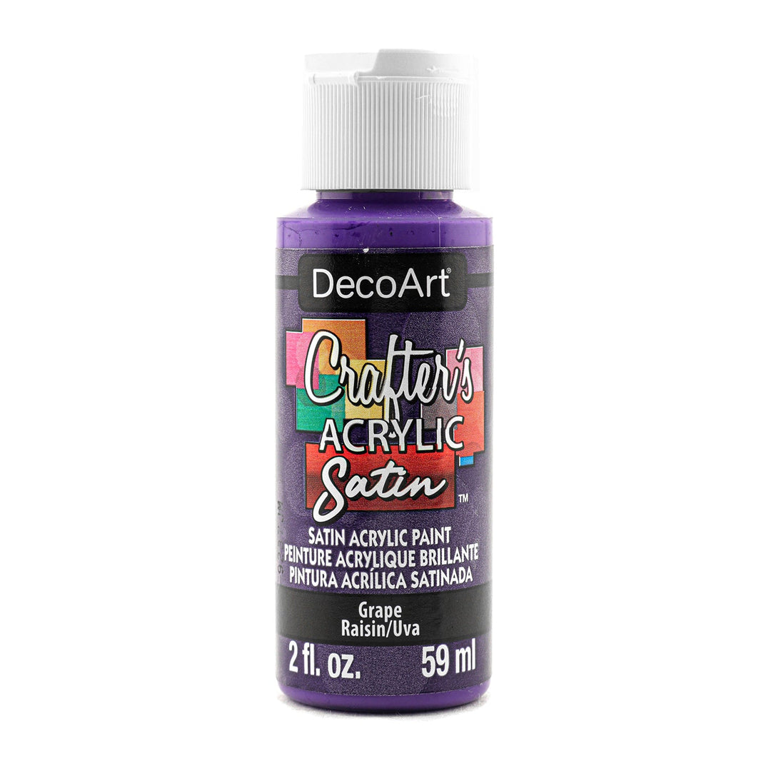 DecoArt, Crafter's Acrylics Satin Paint, 2 fl. oz. (59 ml.)