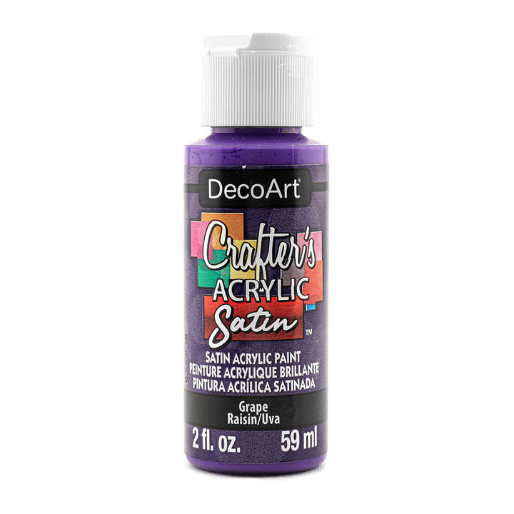 DecoArt, Crafter's Acrylics Satin Paint, 2 fl. oz. (59 ml.)