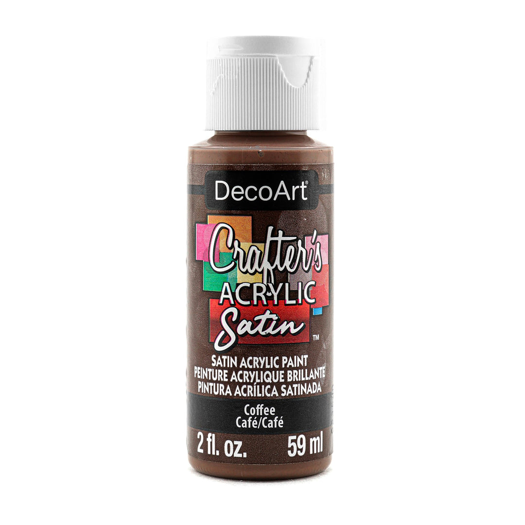 DecoArt, Crafter's Acrylics Satin Paint, 2 fl. oz. (59 ml.)