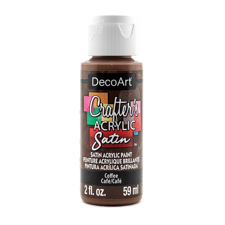 DecoArt, Crafter's Acrylics Satin Paint, 2 fl. oz. (59 ml.)