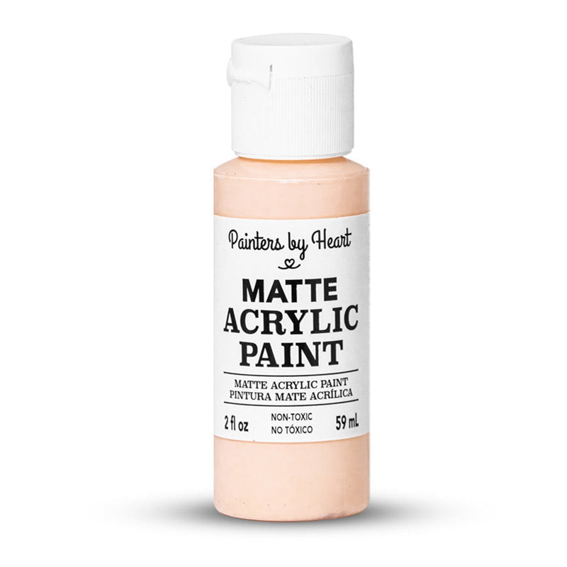 Painters by Heart, Matte Acrylic Paint, 2 Fl Oz, Assorted Matte Colors, 6-Pack