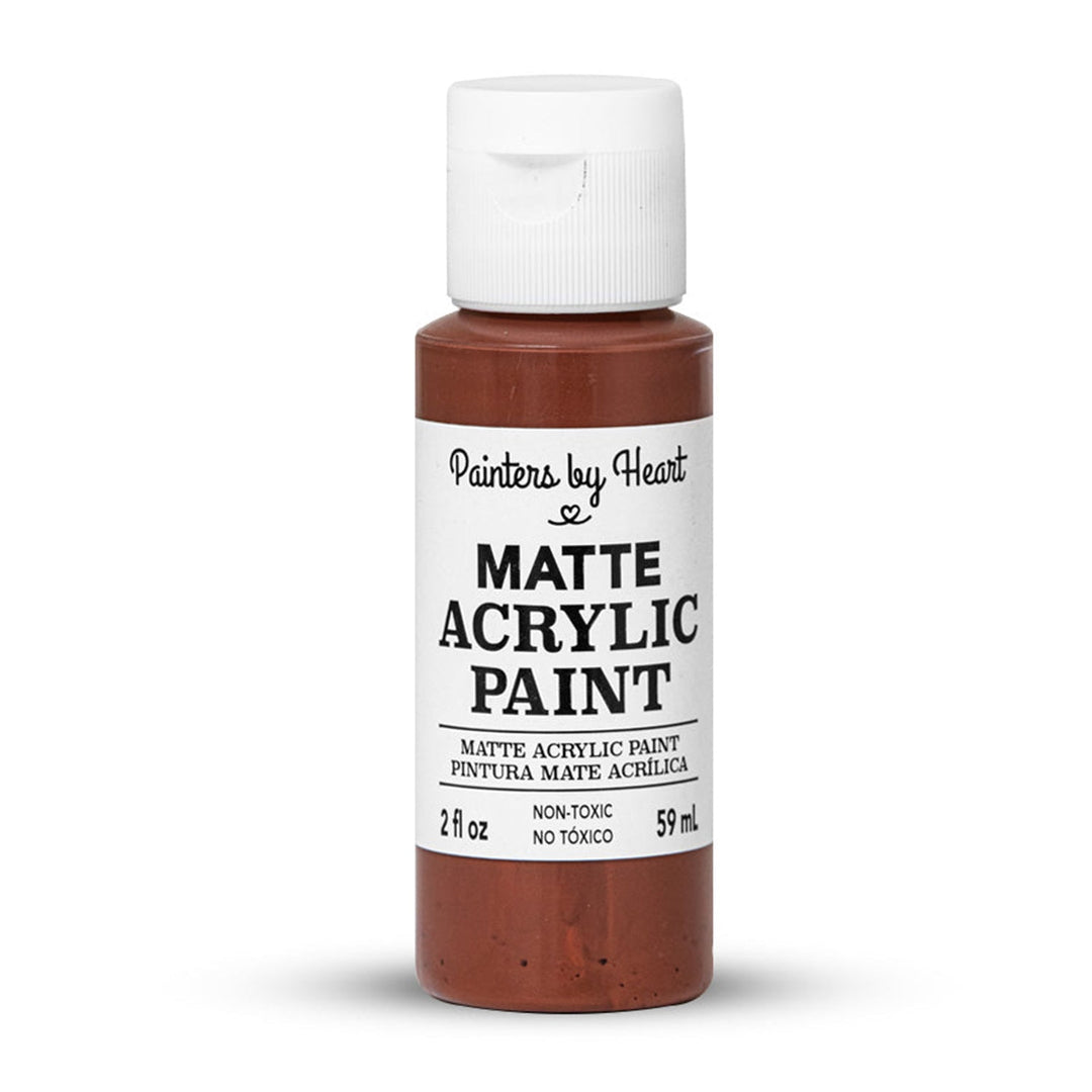 Painters by Heart, Matte Acrylic Paint, 2 Fl Oz, Assorted Matte Colors