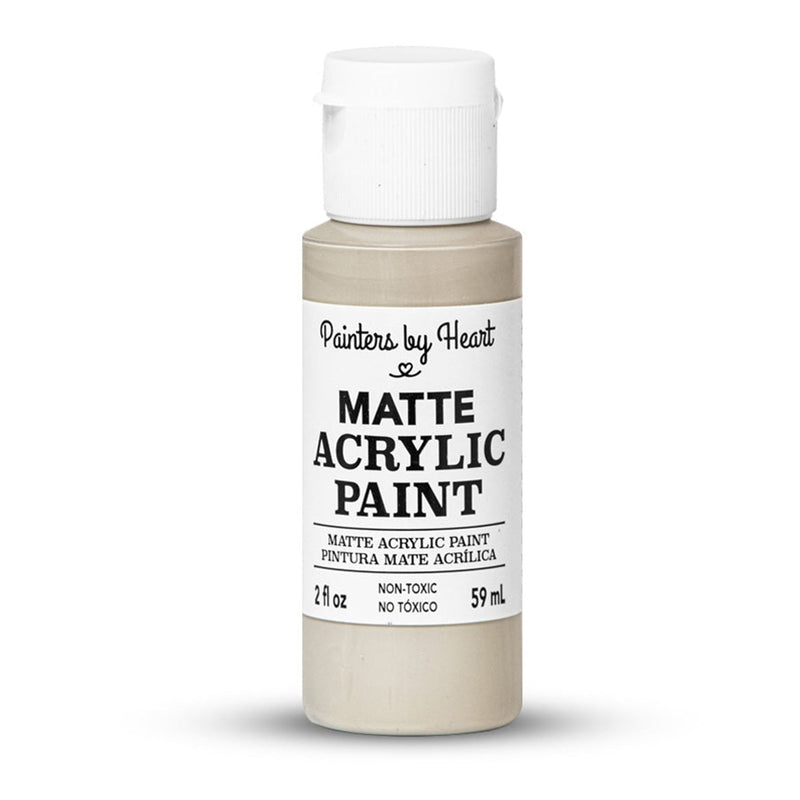 Painters by Heart, Matte Acrylic Paint, 2 Fl Oz, Assorted Matte Colors, 6-Pack