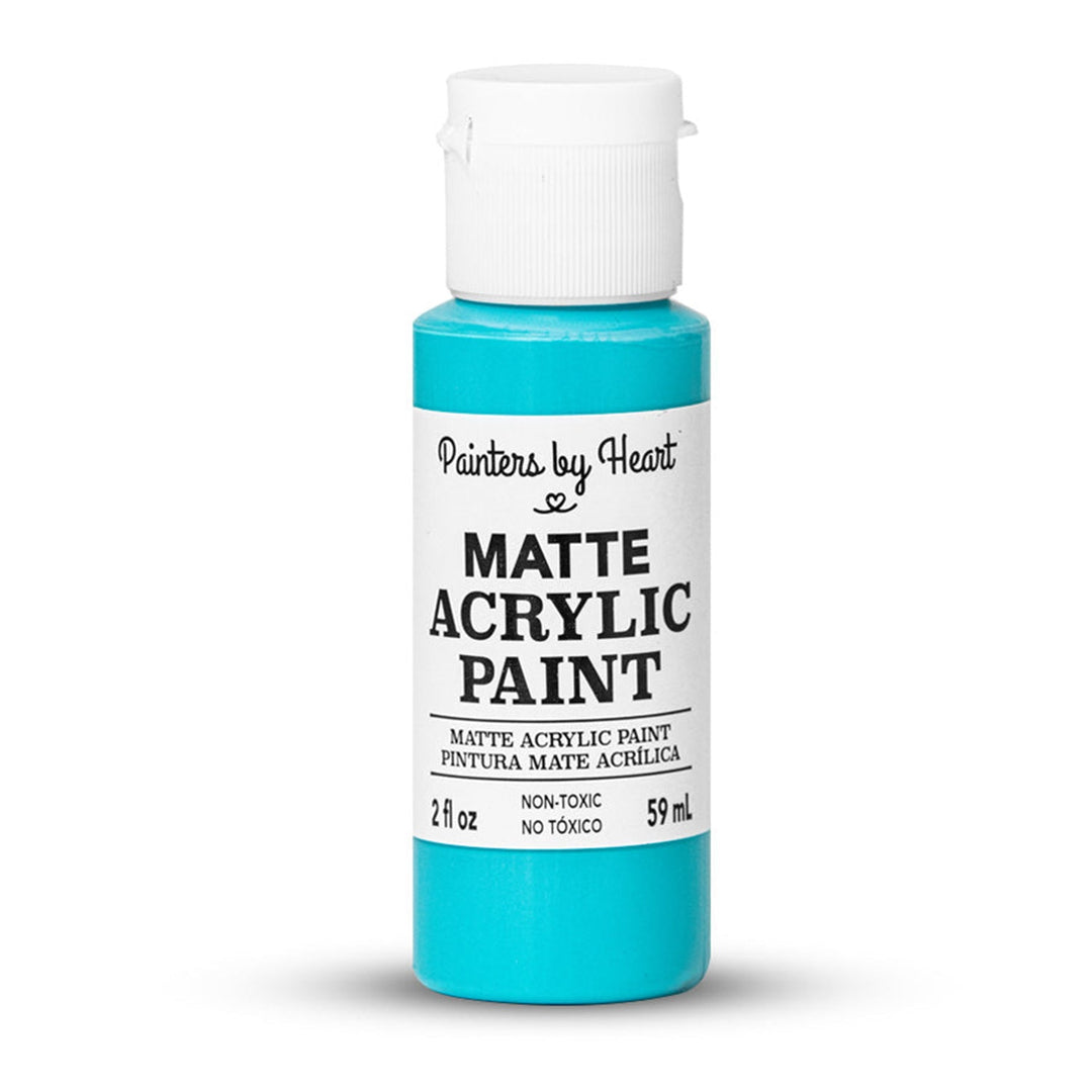 Painters by Heart, Matte Acrylic Paint, 2 Fl Oz, Assorted Matte Colors