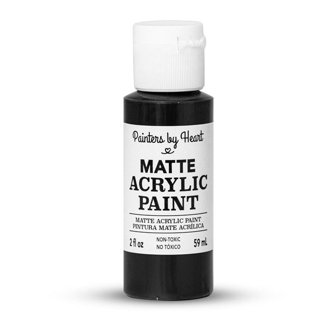 Painters by Heart, Matte Acrylic Paint, 2 Fl Oz, Assorted Matte Colors