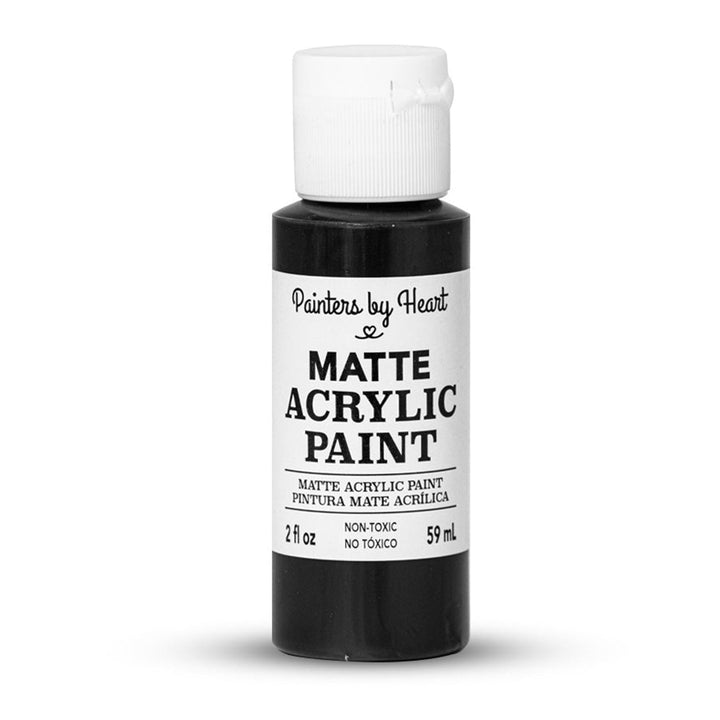 Painters by Heart, Matte Acrylic Paint, 2 Fl Oz, Assorted Matte Colors, 6-Pack