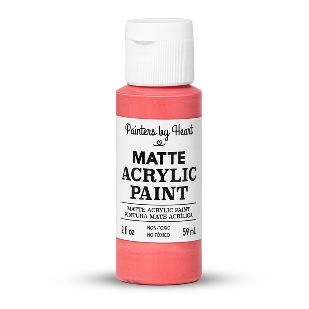 Painters by Heart, Matte Acrylic Paint, 2 Fl Oz, Assorted Matte Colors