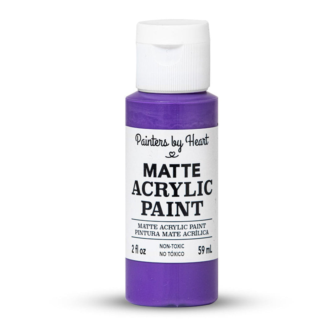 Painters by Heart, Matte Acrylic Paint, 2 Fl Oz, Assorted Matte Colors